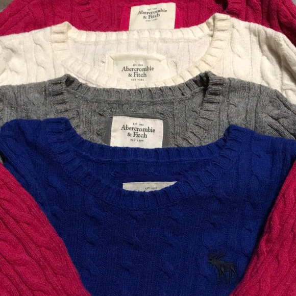 SOLD 4 Abercrombie & Fitch sweaters. - Picture 2 of 7